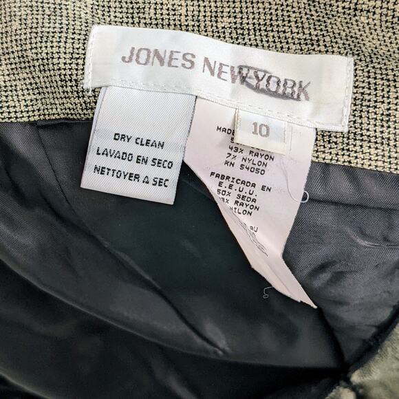 Jones New York Twill Skirt Sz 10 - Picture 2 of 4